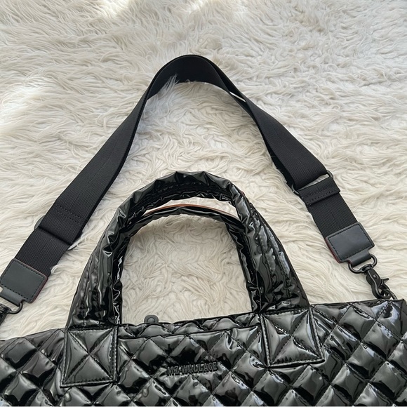 MZ Wallace Black Lacquer Quilted Bag - Picture 11 of 15